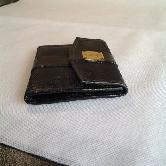 Unisex Amazing MCM Monogram Small Wallet Card ID Case - Picture 6 of 12